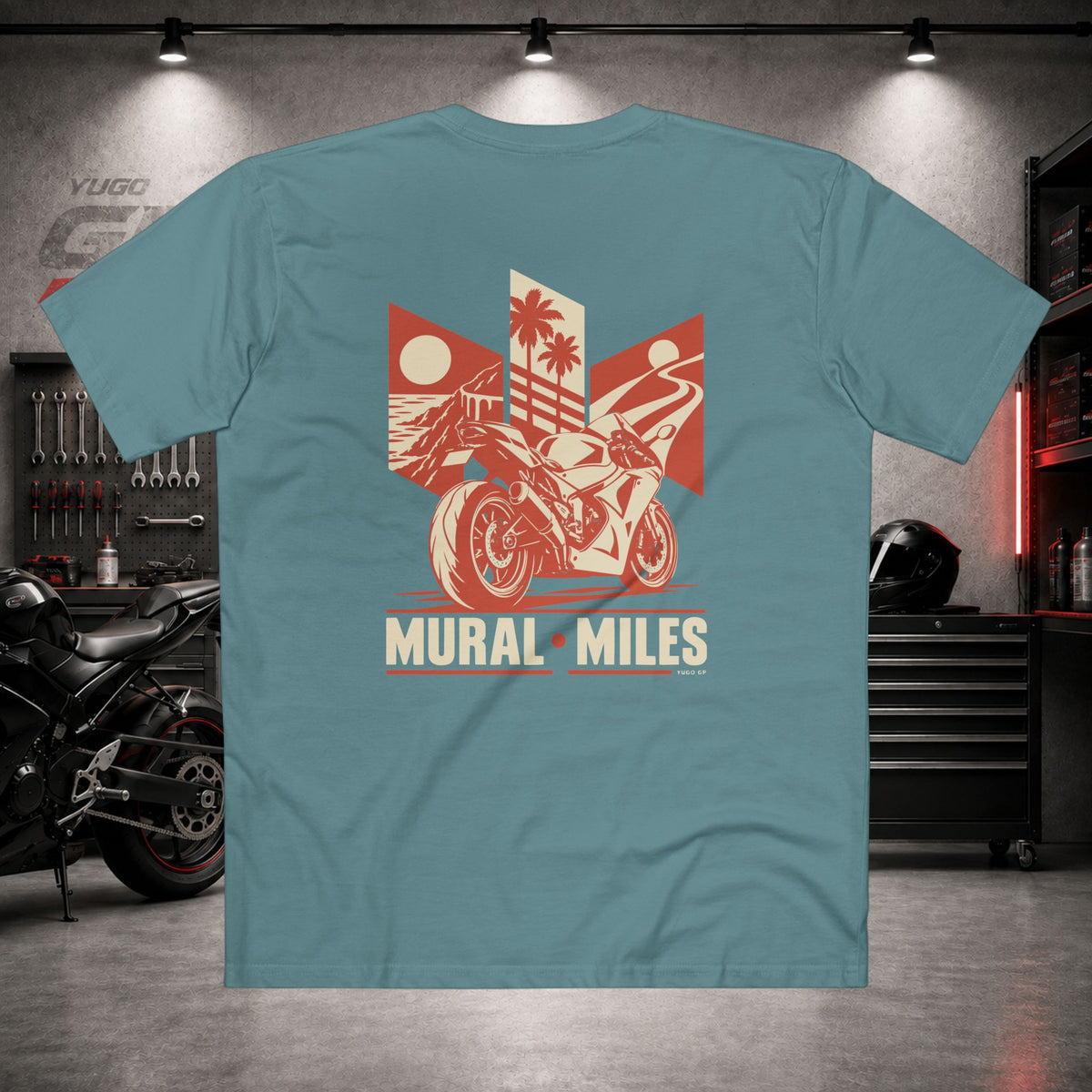 Yugo GP Mural Miles | Back Graphic Tee