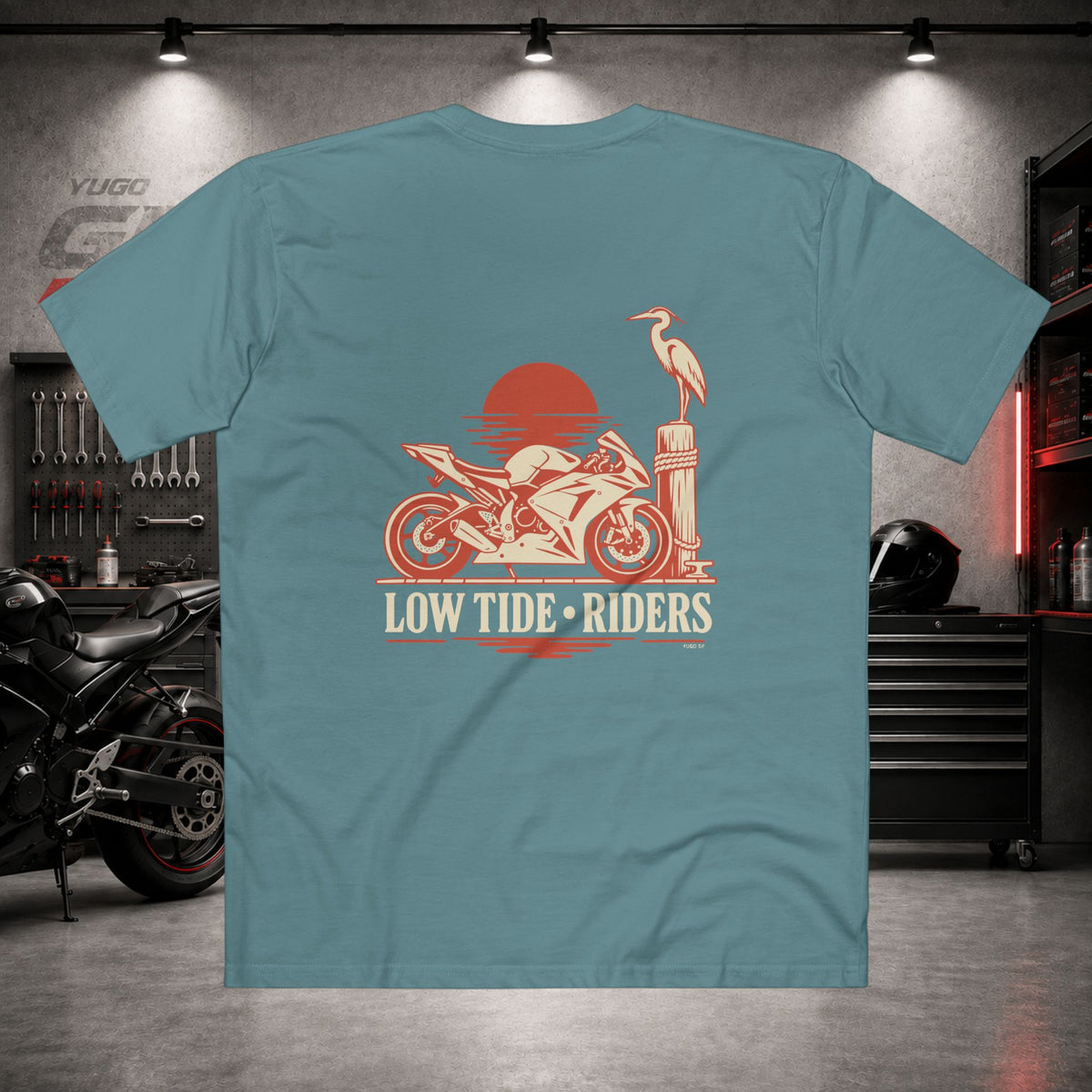 Yugo GP Low Tide Riders | Back Graphic Tee