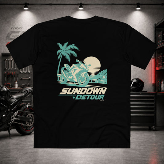 Yugo GP Sundown Detour | Back Graphic Tee