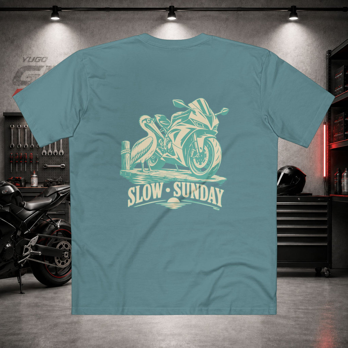 Yugo GP Slow Sunday | Back Graphic Tee