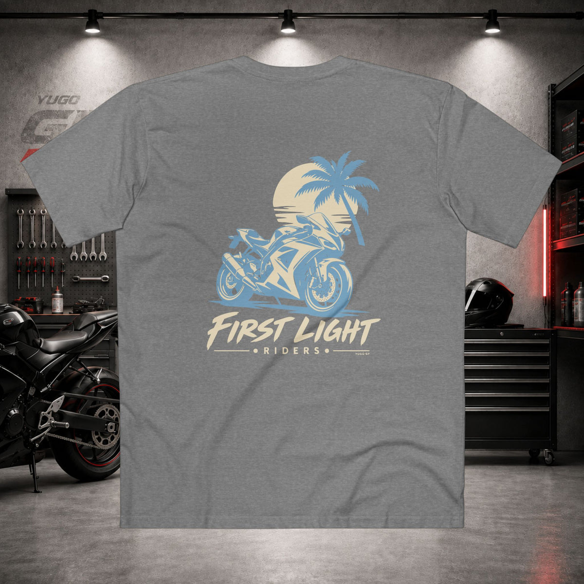 Yugo GP First Light Riders | Back Graphic Tee