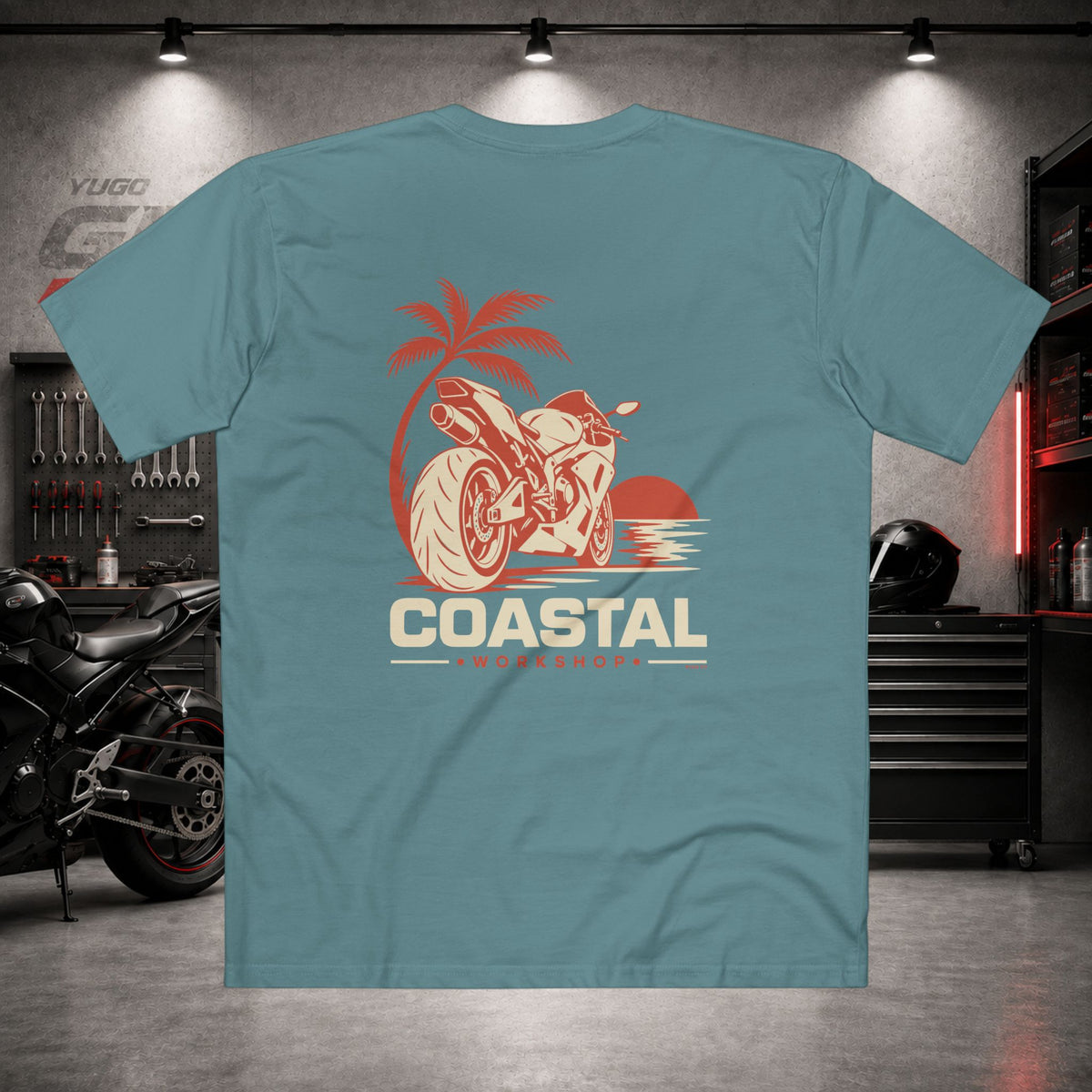 Yugo GP Coastal Workshop | Back Graphic Tee