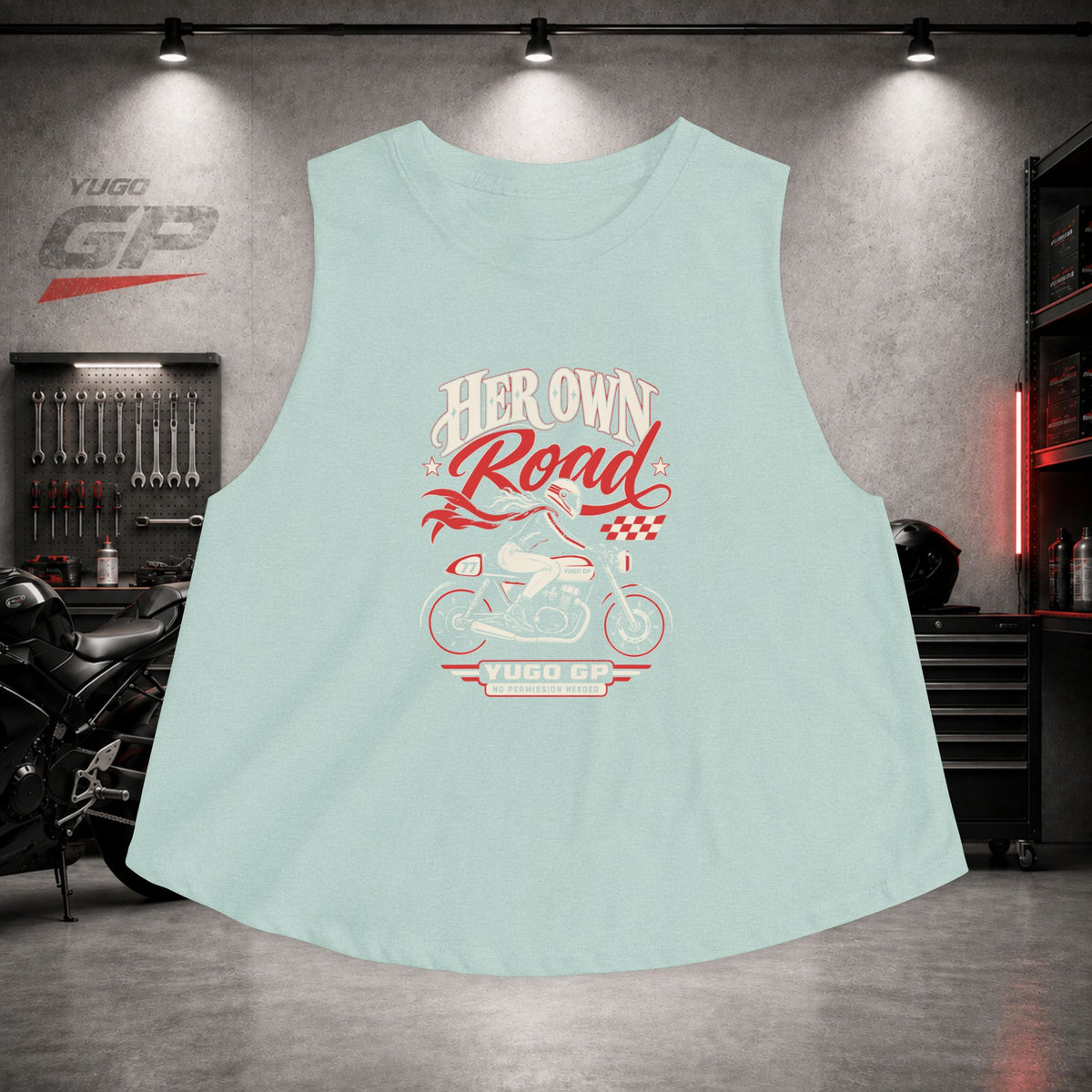 Yugo GP Her Own Road | Her Crop Tank