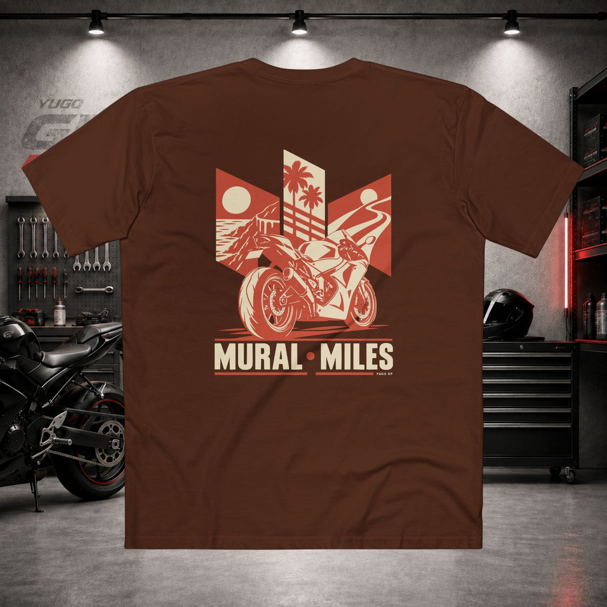 Yugo GP Mural Miles | Back Graphic Tee