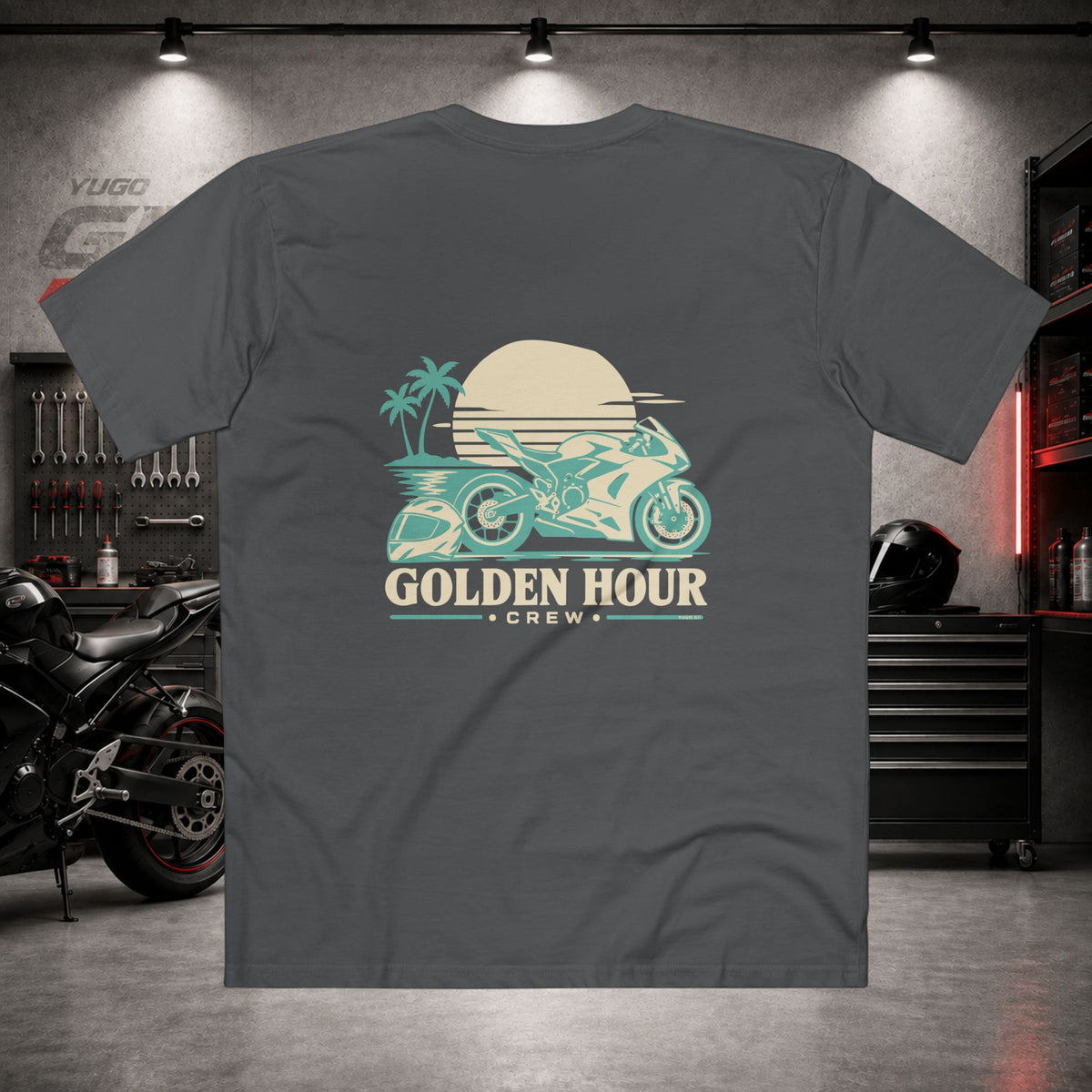 Yugo GP Golden Hour Crew | Back Graphic Tee