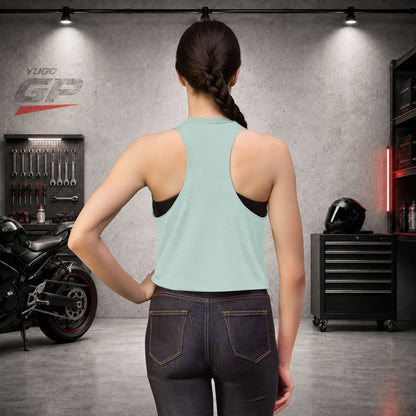 Yugo GP Throttle Bloom Society | Her Crop Tank