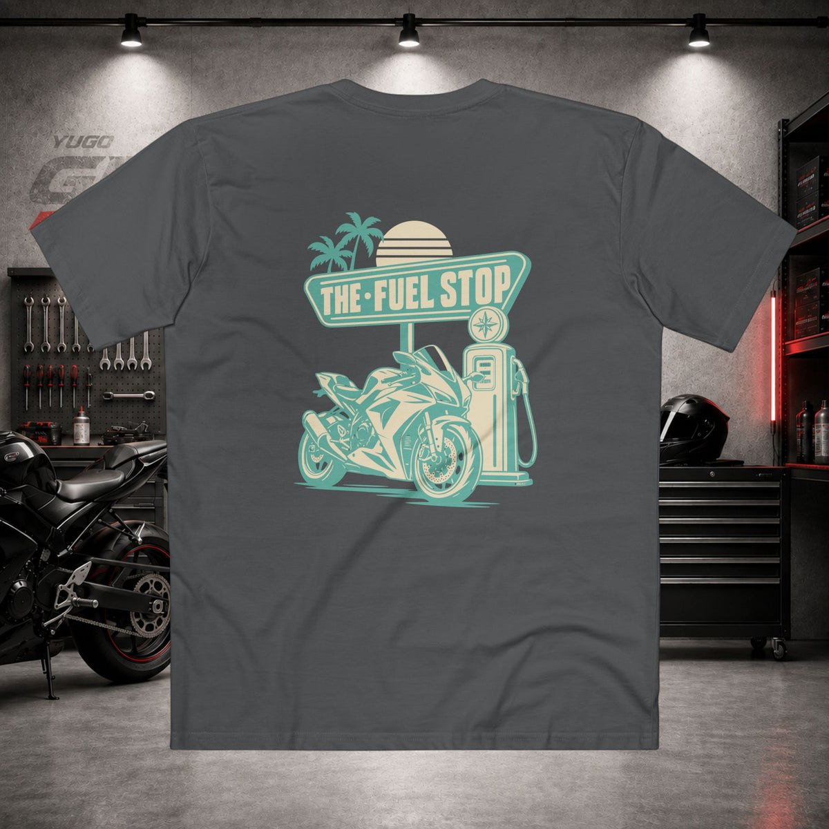 Yugo GP The Fuel Stop | Back Graphic Tee