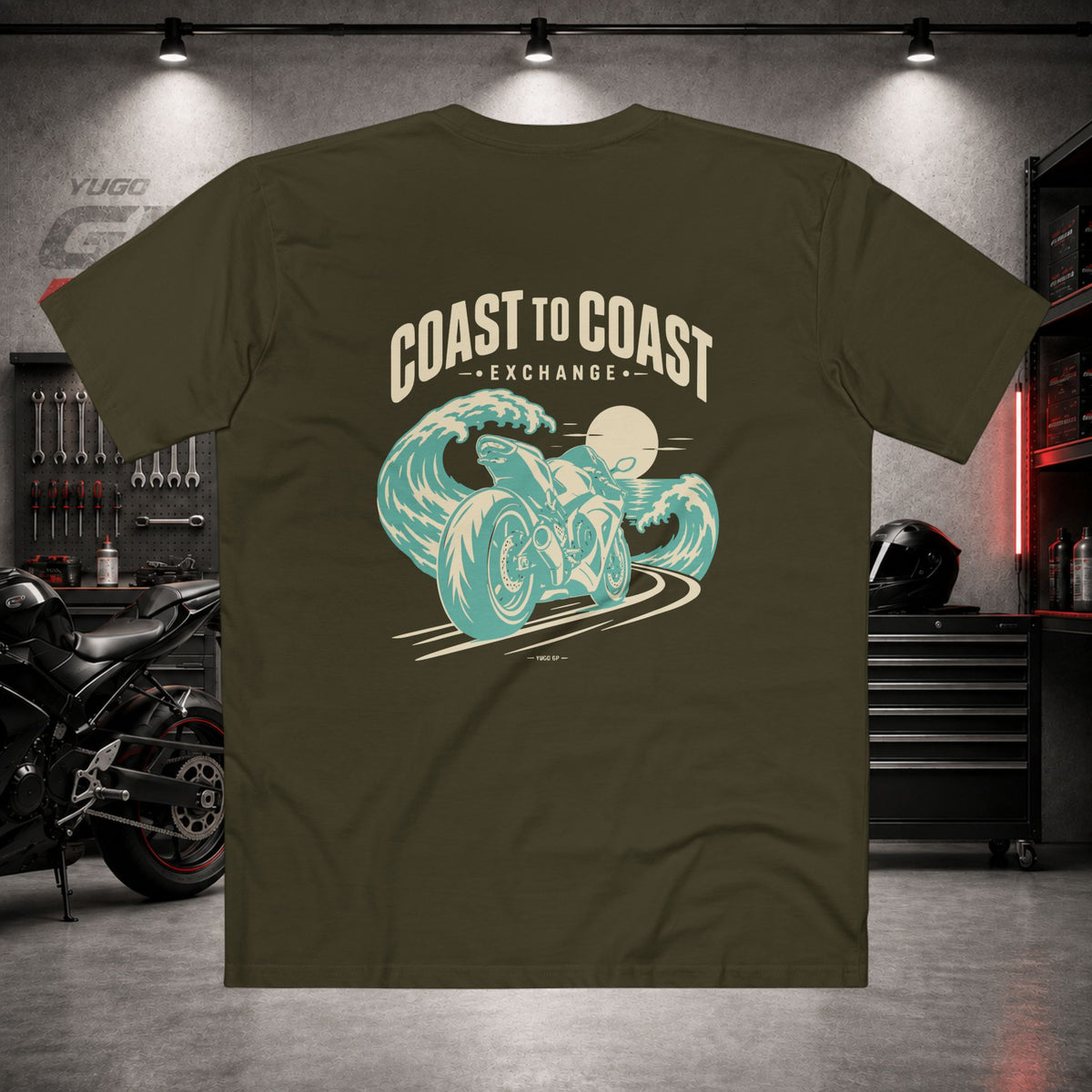 Yugo GP Coast to Coast Exchange | Back Graphic Tee