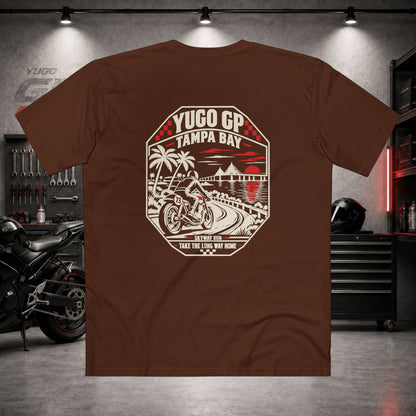 Yugo GP Tampa Bay Skyway Run | Back Graphic Tee