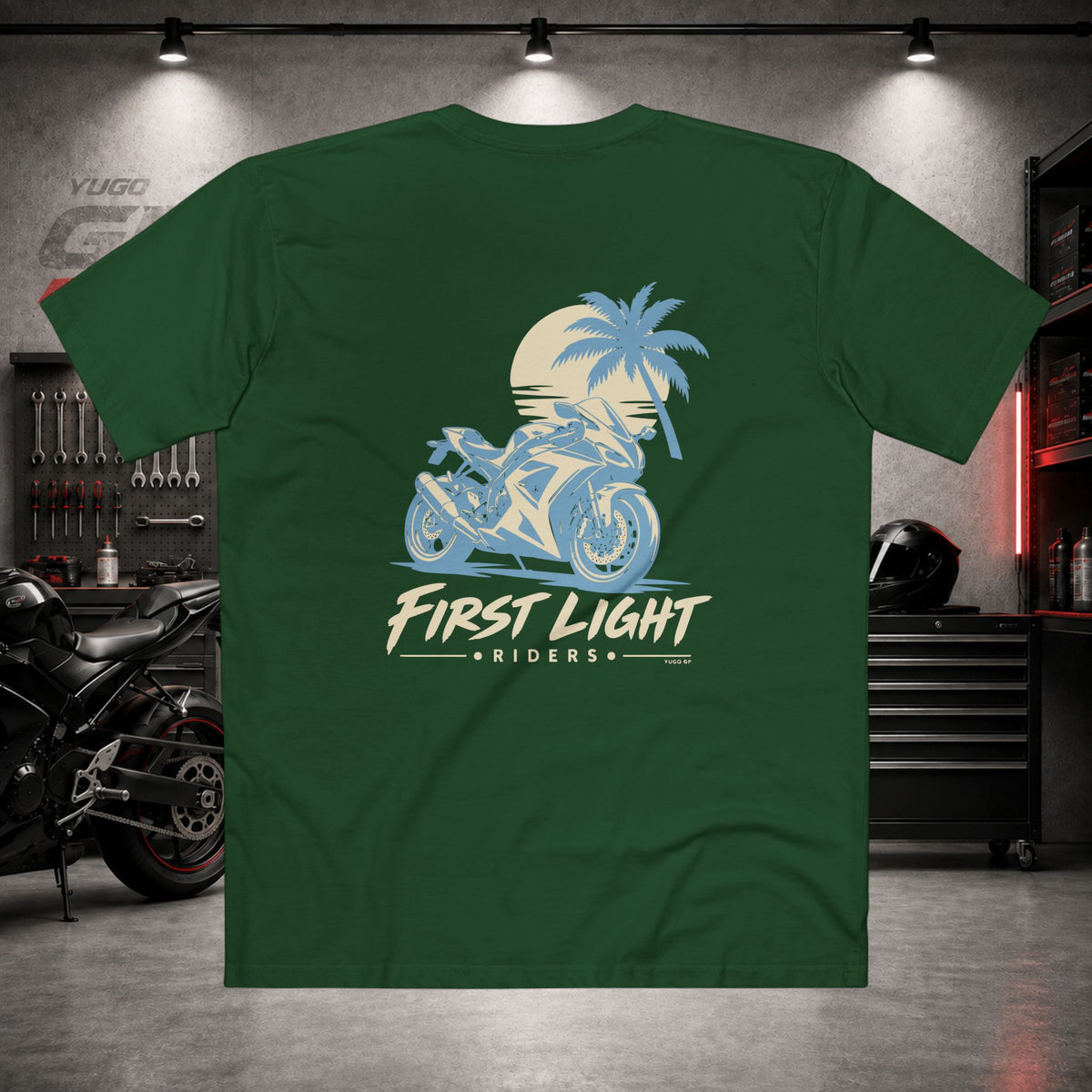 Yugo GP First Light Riders | Back Graphic Tee