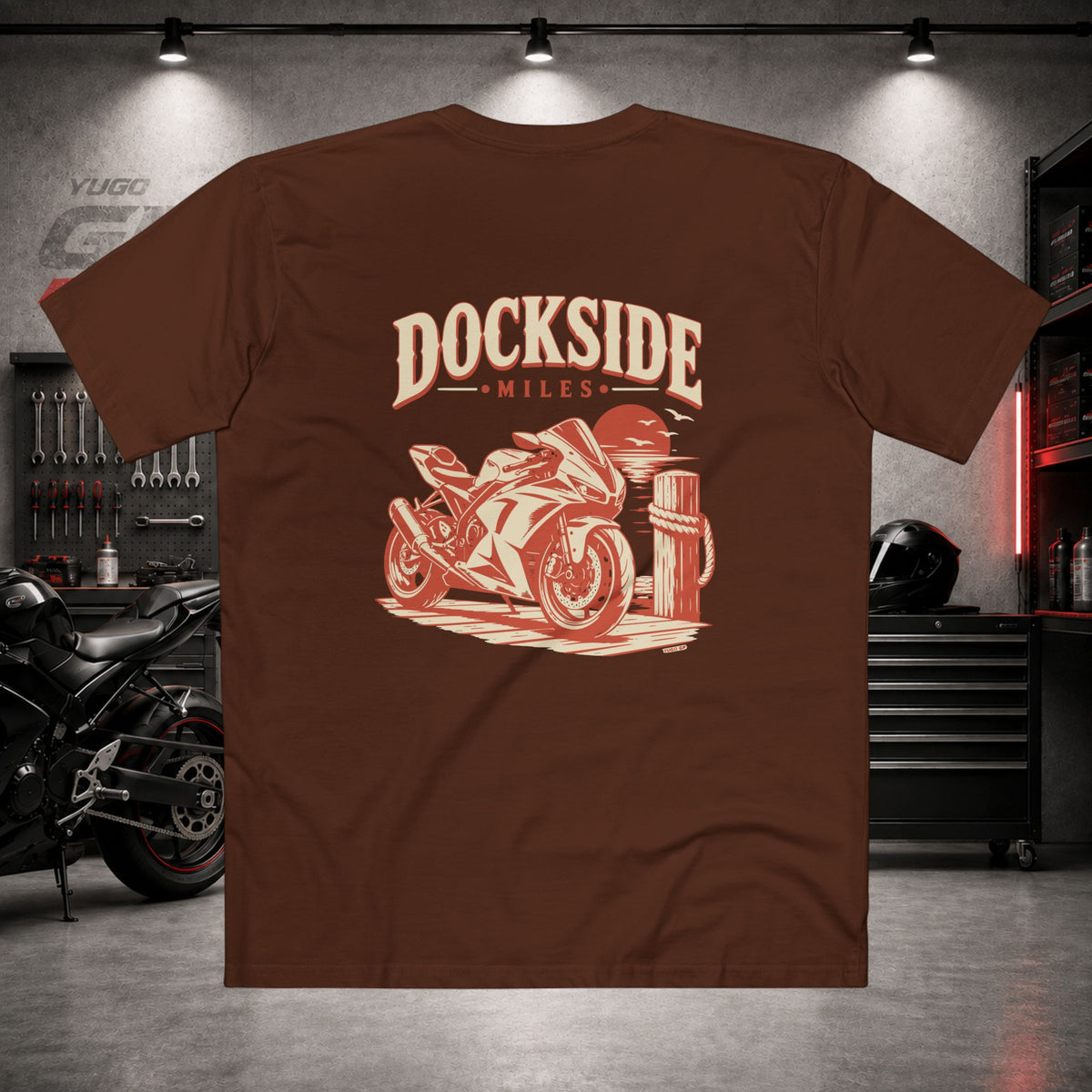Yugo GP Dockside Miles | Back Graphic Tee