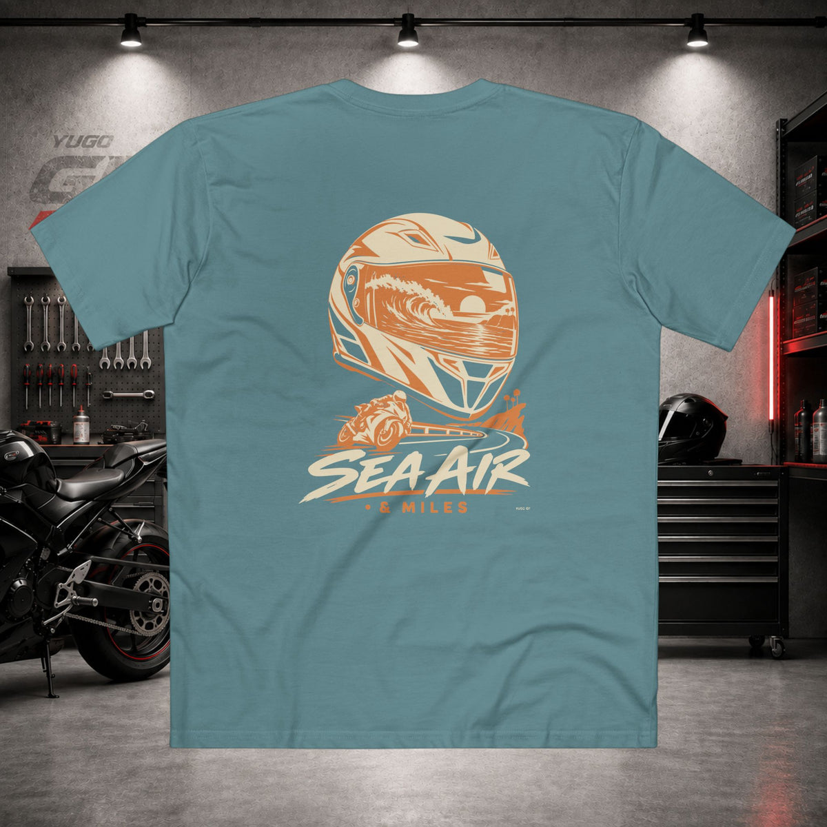 Yugo GP Sea Air & Miles | Back Graphic Tee