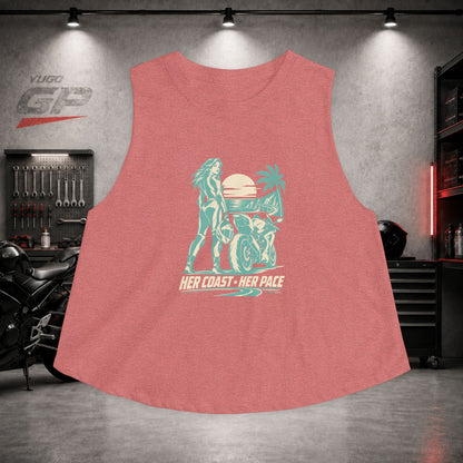 Yugo GP Her Coast Her Pace | Her Crop Tank