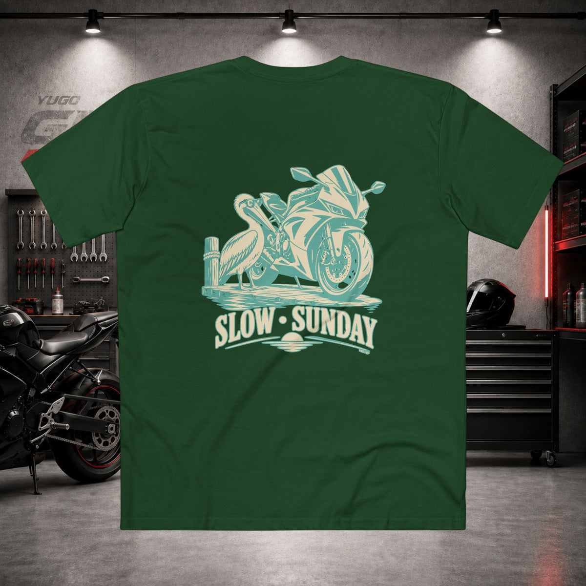 Yugo GP Slow Sunday | Back Graphic Tee
