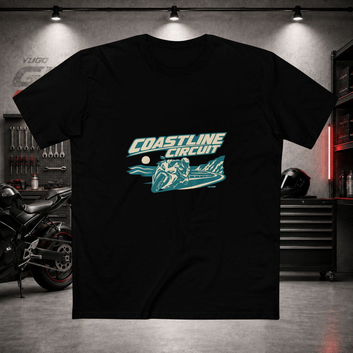 Yugo GP Coastline Circuit | Front Graphic Tee