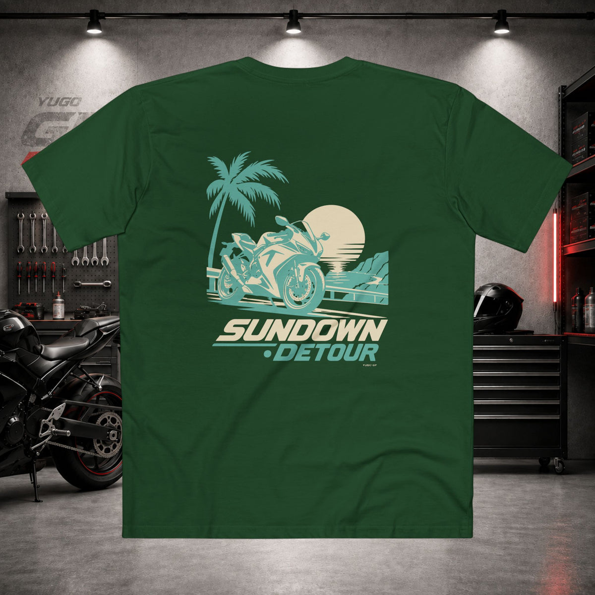 Yugo GP Sundown Detour | Back Graphic Tee