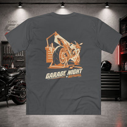 Yugo GP Garage Night Ritual | Back Graphic Tee