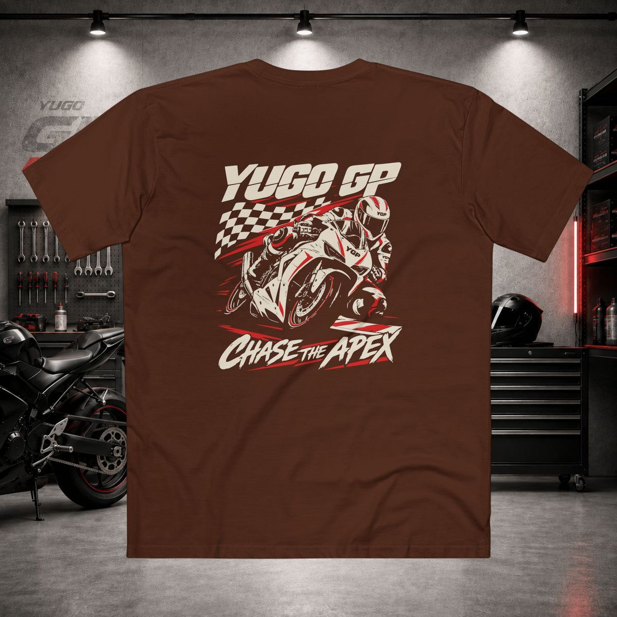 Yugo GP Chase the Apex | Back Graphic Tee