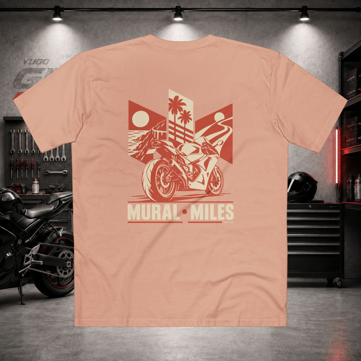 Yugo GP Mural Miles | Back Graphic Tee