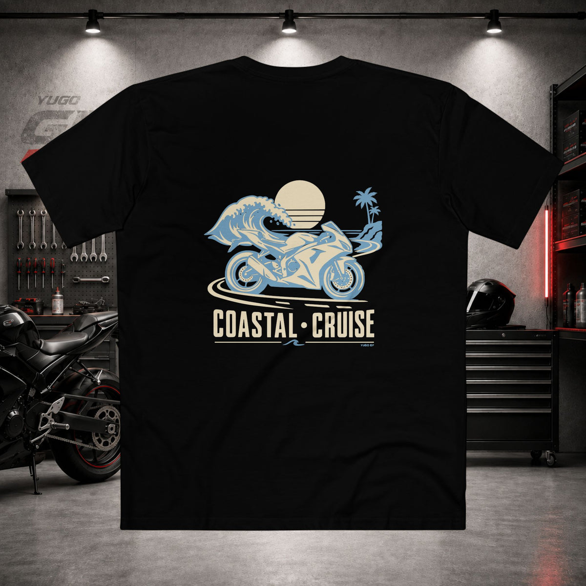 Yugo GP Coastal Cruise | Back Graphic Tee