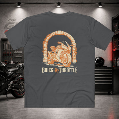 Yugo GP Brick & Throttle | Back Graphic Tee