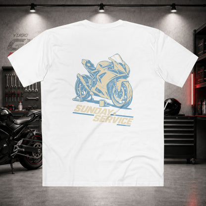 Yugo GP Sunday Service | Back Graphic Tee