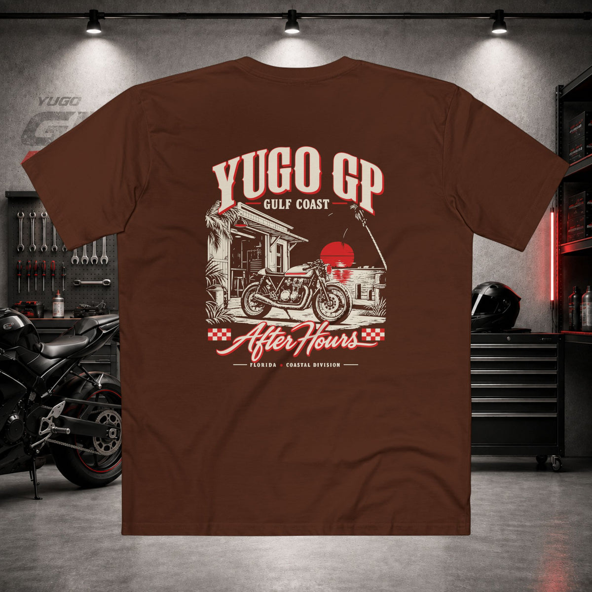 Yugo GP Gulf Coast After Hours | Back Graphic Tee
