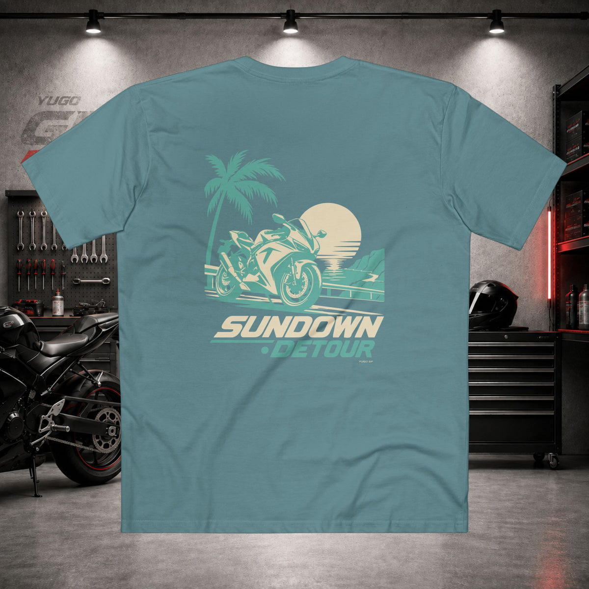 Yugo GP Sundown Detour | Back Graphic Tee