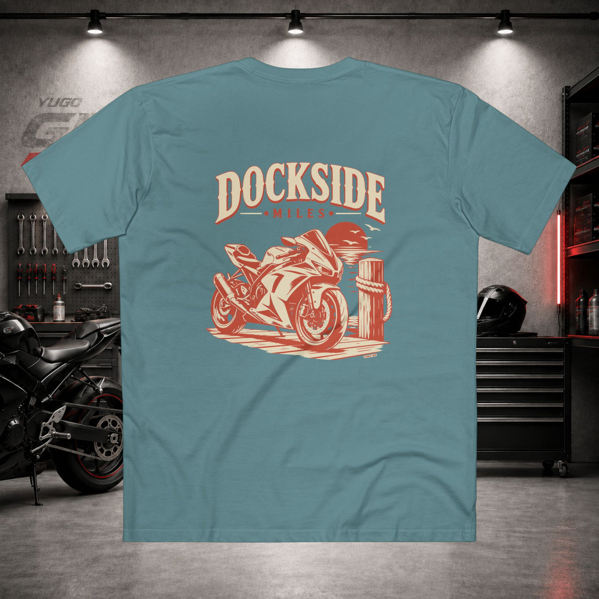 Yugo GP Dockside Miles | Back Graphic Tee