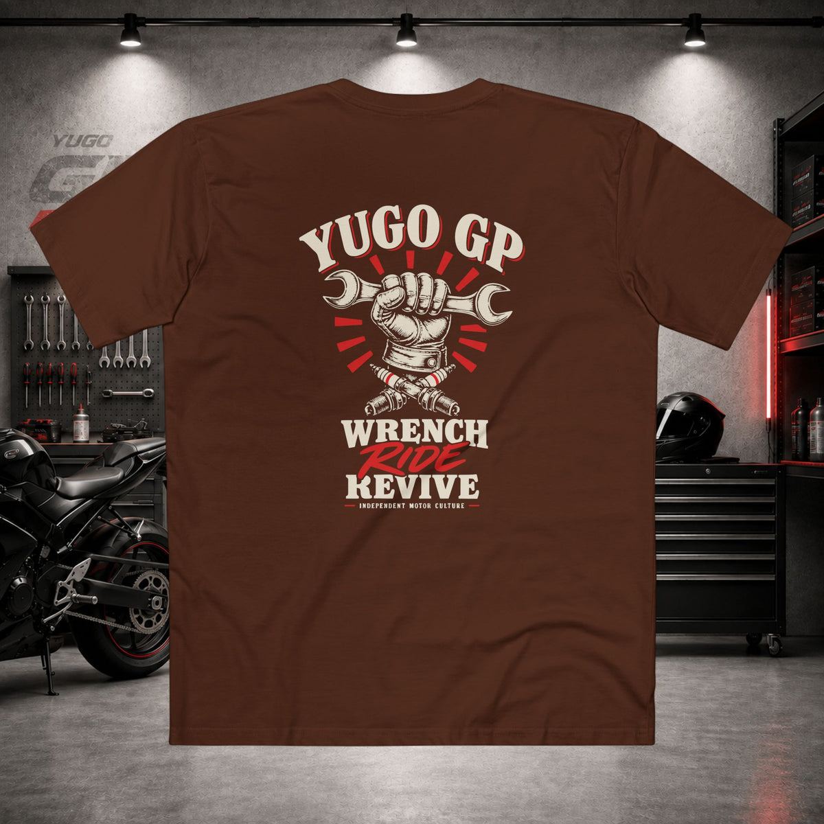 Yugo GP Wrench Ride Revive | Back Graphic Tee