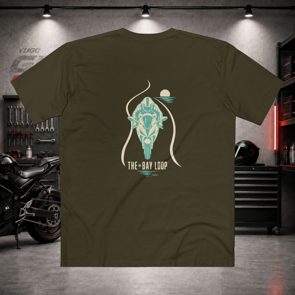 Yugo GP The Bay Loop | Back Graphic Tee