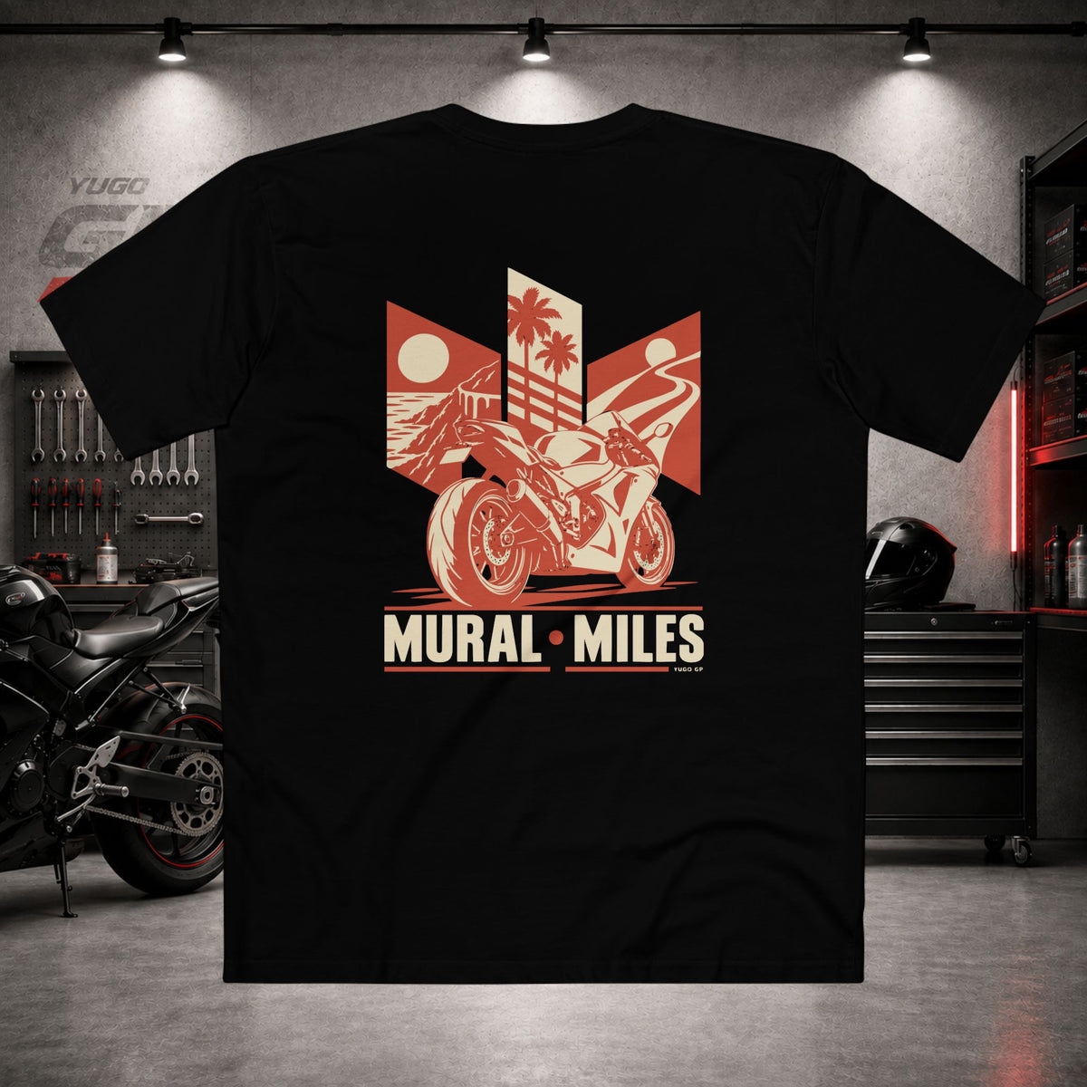 Yugo GP Mural Miles | Back Graphic Tee