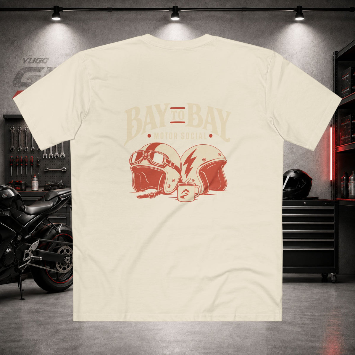 Yugo GP Bay to Bay Social | Back Graphic Tee