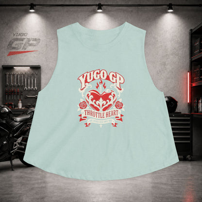 Yugo GP Throttle Heart | Her Crop Tank