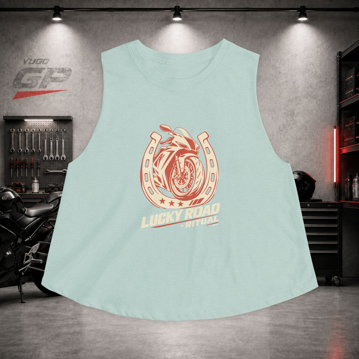 Yugo GP Lucky Road Ritual | Her Crop Tank