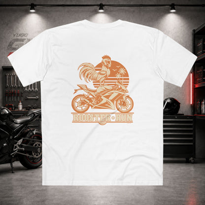 Yugo GP Rooster Run | Back Graphic Tee