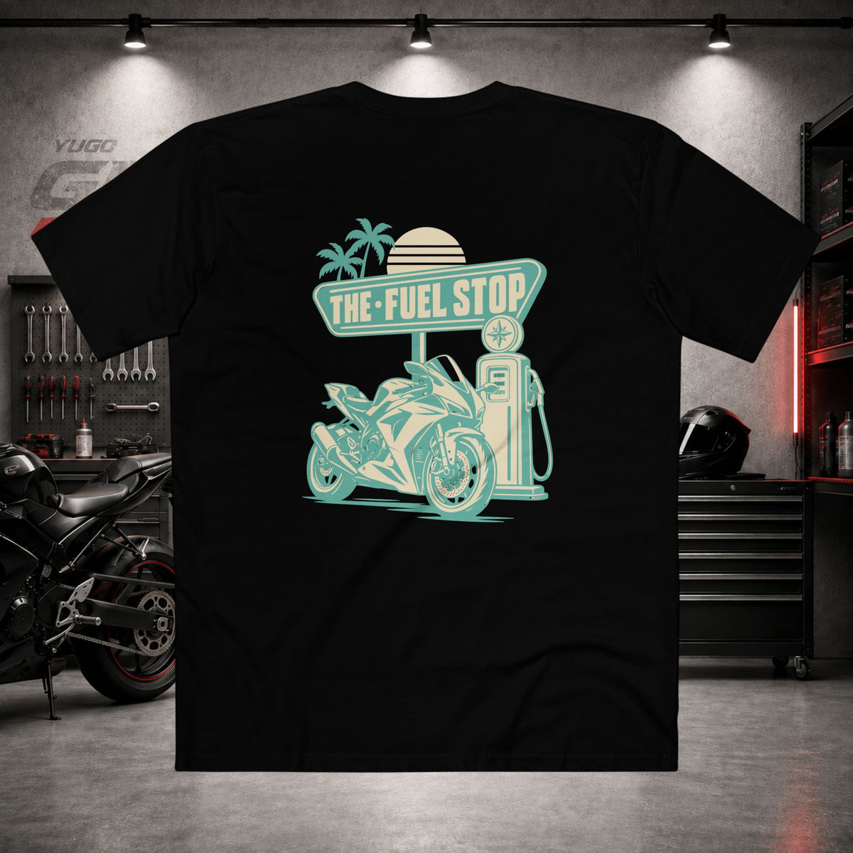 Yugo GP The Fuel Stop | Back Graphic Tee