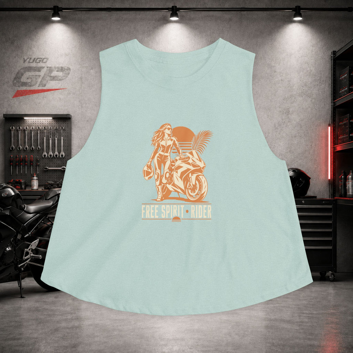 Yugo GP Free Spirit Rider | Her Crop Tank