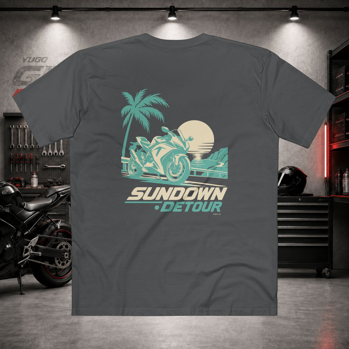 Yugo GP Sundown Detour | Back Graphic Tee