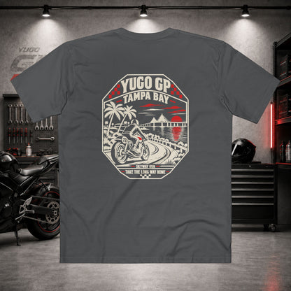 Yugo GP Tampa Bay Skyway Run | Back Graphic Tee