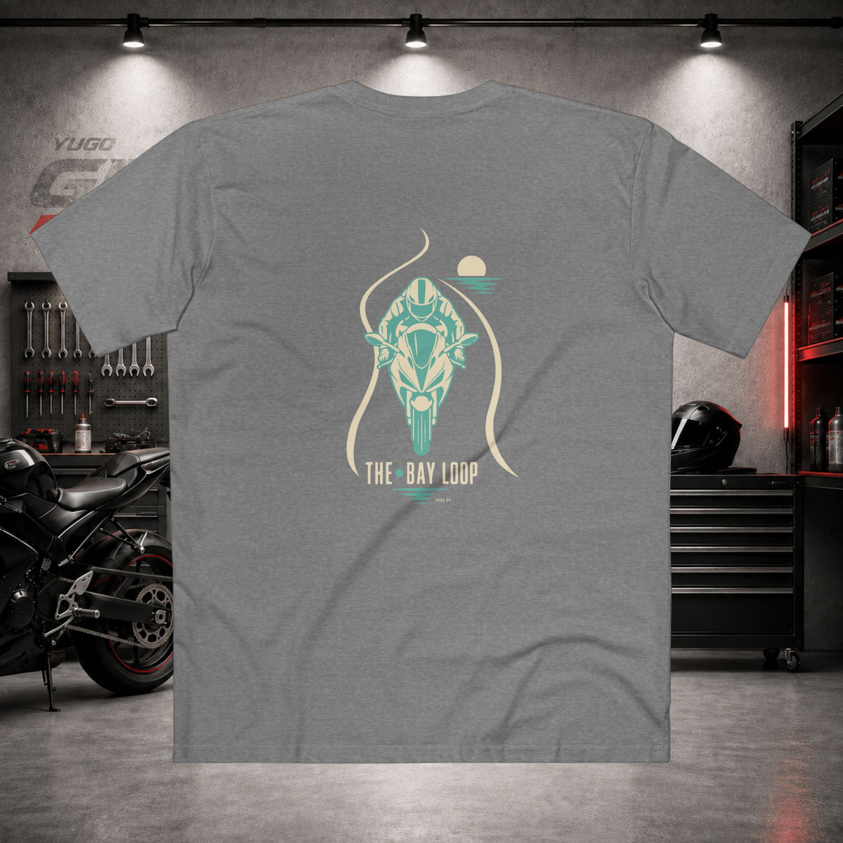 Yugo GP The Bay Loop | Back Graphic Tee