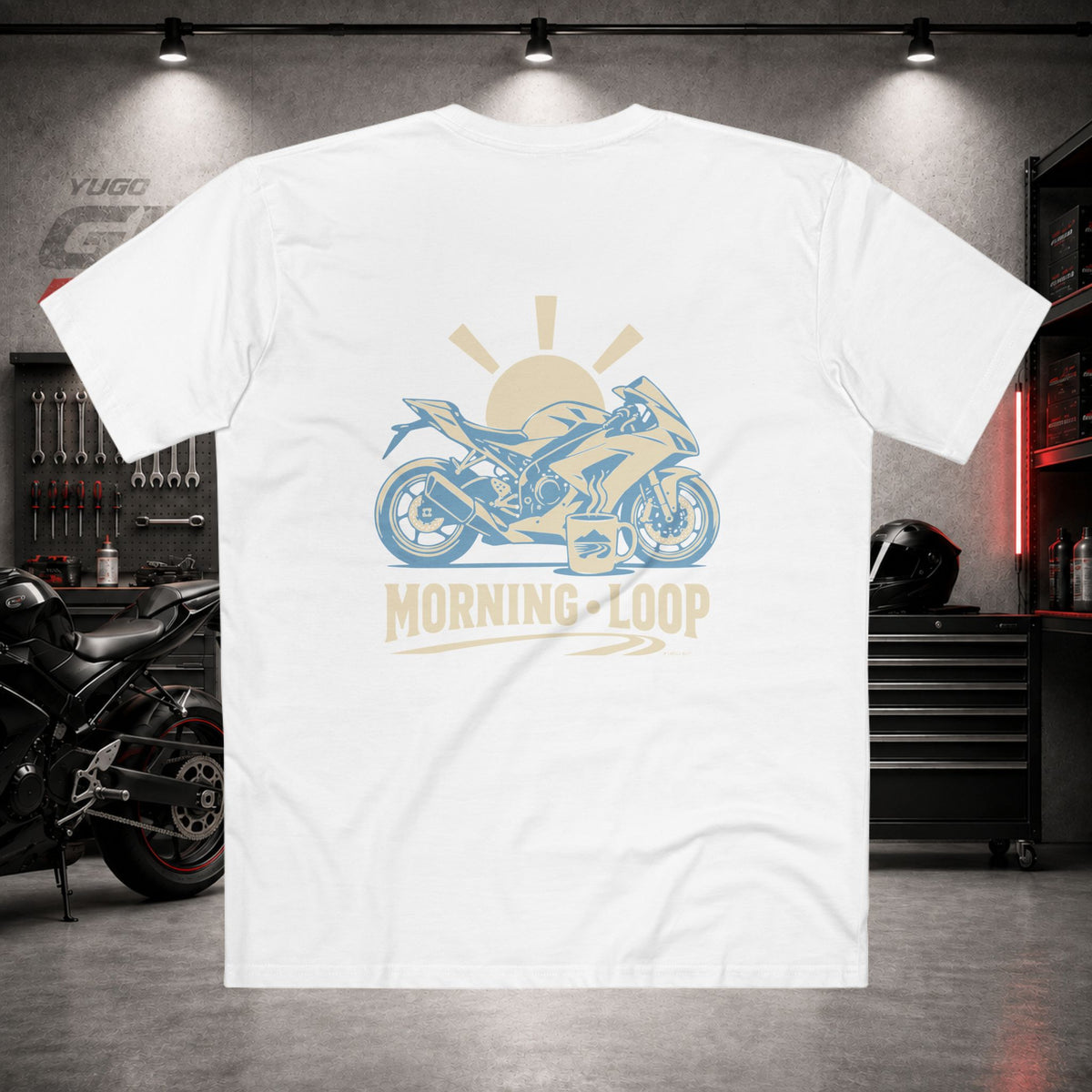 Yugo GP Morning Loop | Back Graphic Tee