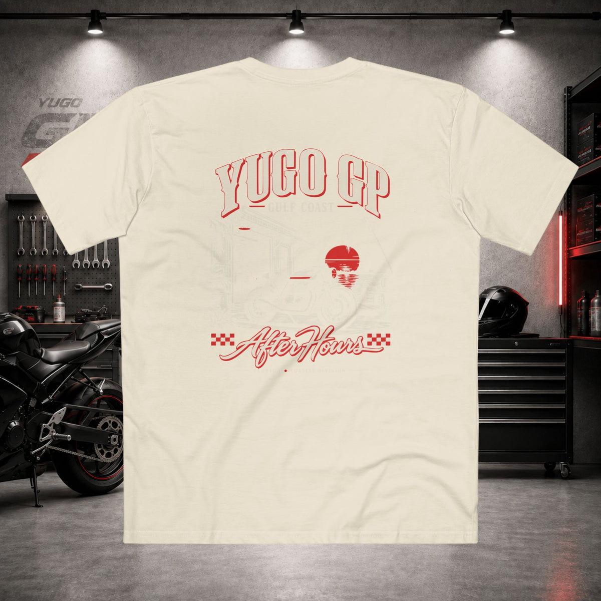 Yugo GP Gulf Coast After Hours | Back Graphic Tee
