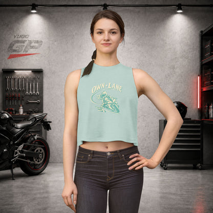 Yugo GP Own Lane | Her Crop Tank