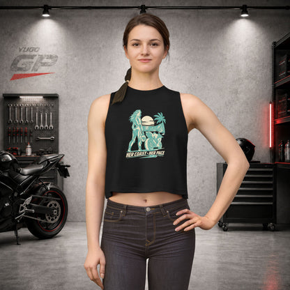 Yugo GP Her Coast Her Pace | Her Crop Tank