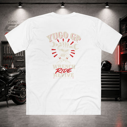 Yugo GP Wrench Ride Revive | Back Graphic Tee