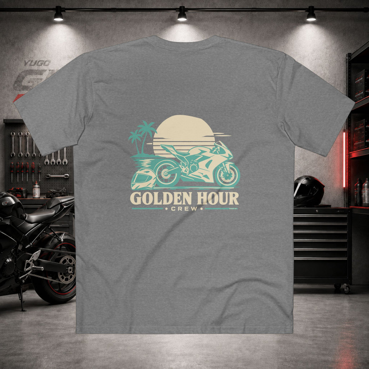 Yugo GP Golden Hour Crew | Back Graphic Tee