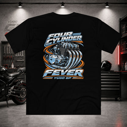 Yugo GP Four Cylinder Fever | Back Graphic Tee