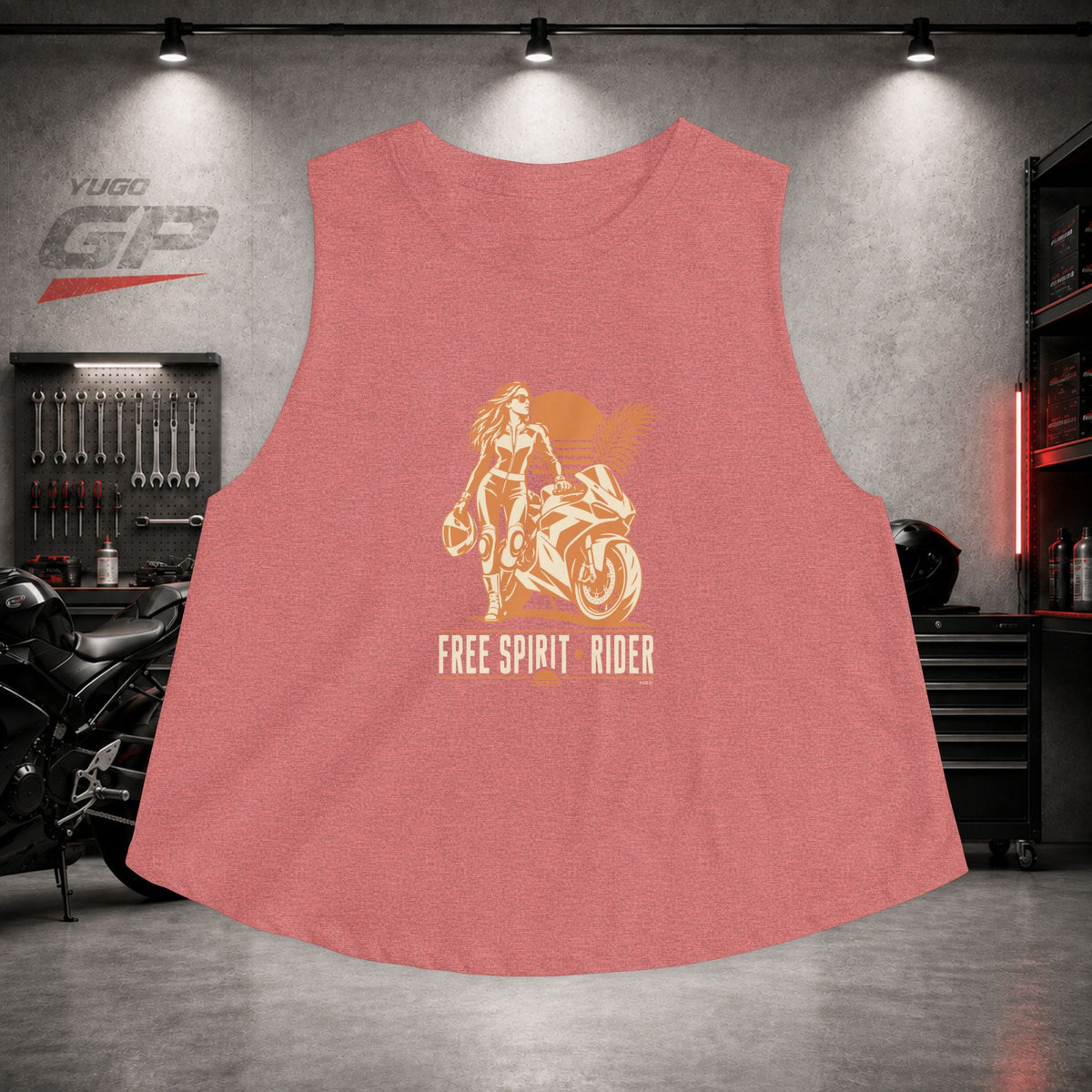Yugo GP Free Spirit Rider | Her Crop Tank
