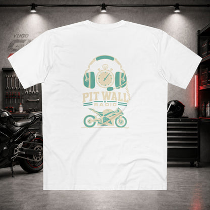 Yugo GP Pit Wall Radio | Back Graphic Tee